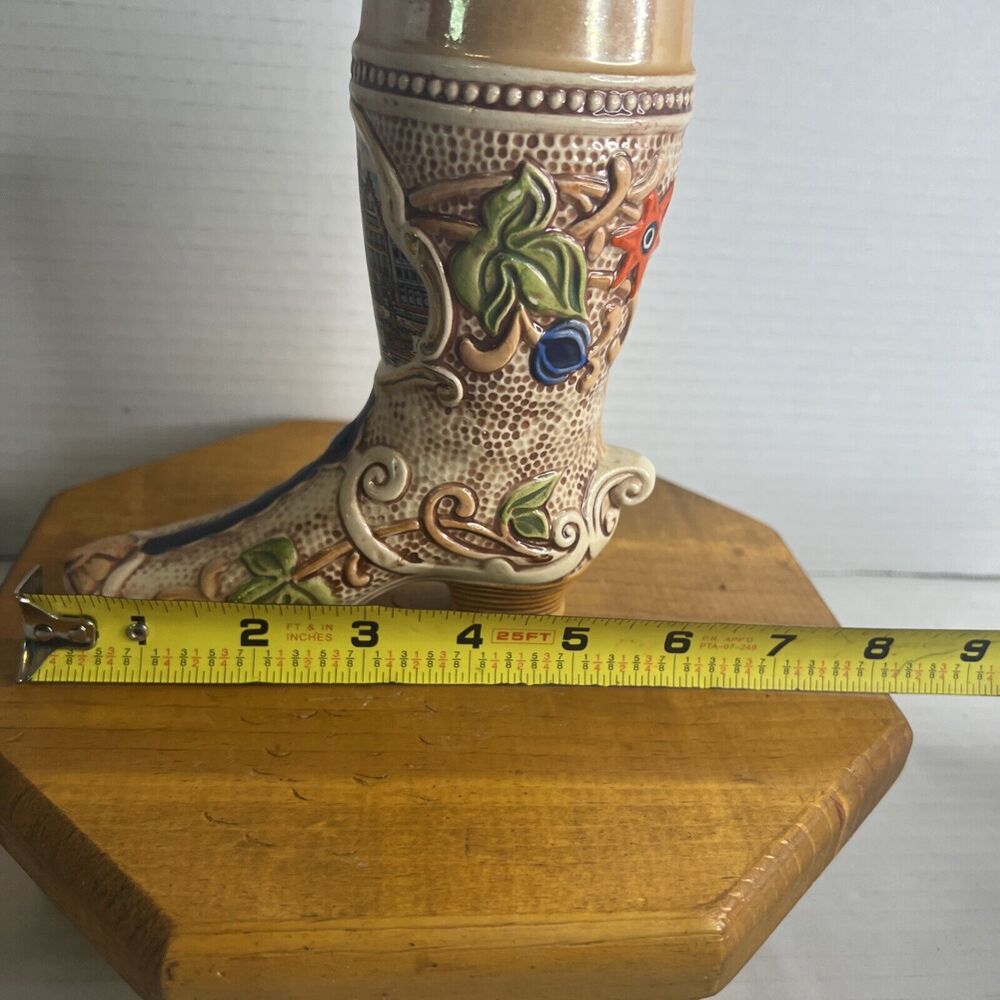 Vintage Frankfurt am Main Beer Stein Boot 6.5"‎ Ceramic German Souvenir Barware - Picture 11 of 11